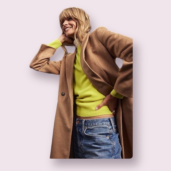 Mirabelle topcoat in Italian wool-cashmere Size 8 - Picture 2 of 6